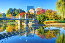 boston public garden fall